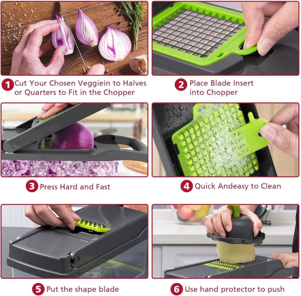 14 In 1 Chopper Nicer Veggie Slicer Dicer - 1470