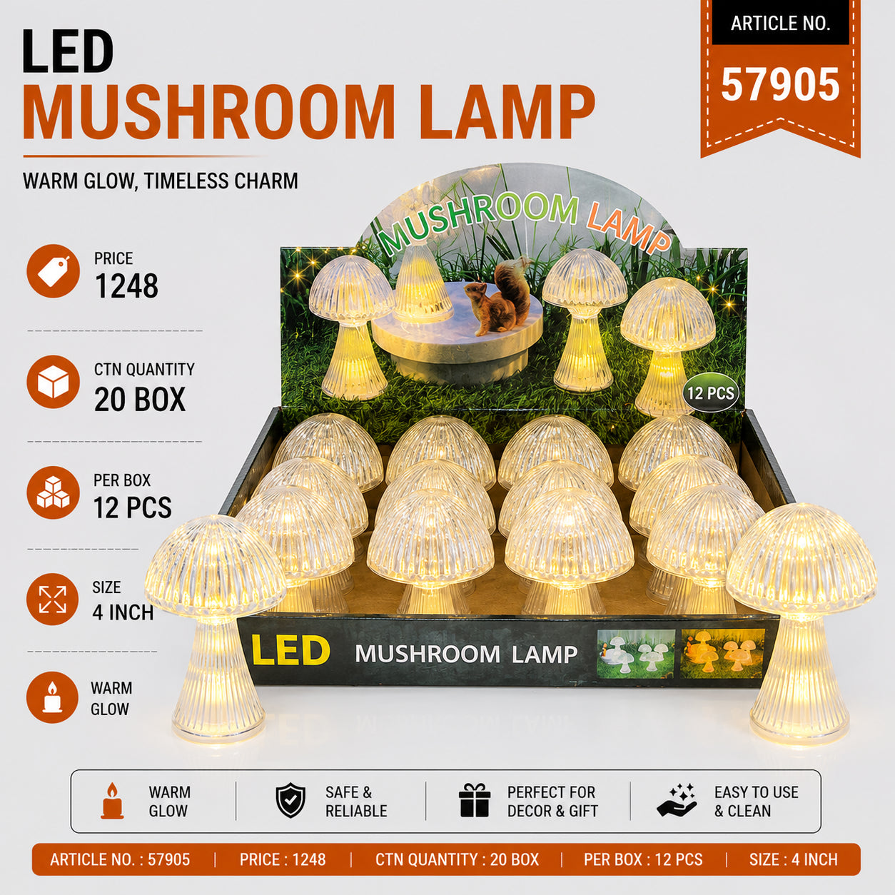 57905 (20BOX/CTN)(12PC BOX)-CANDLE