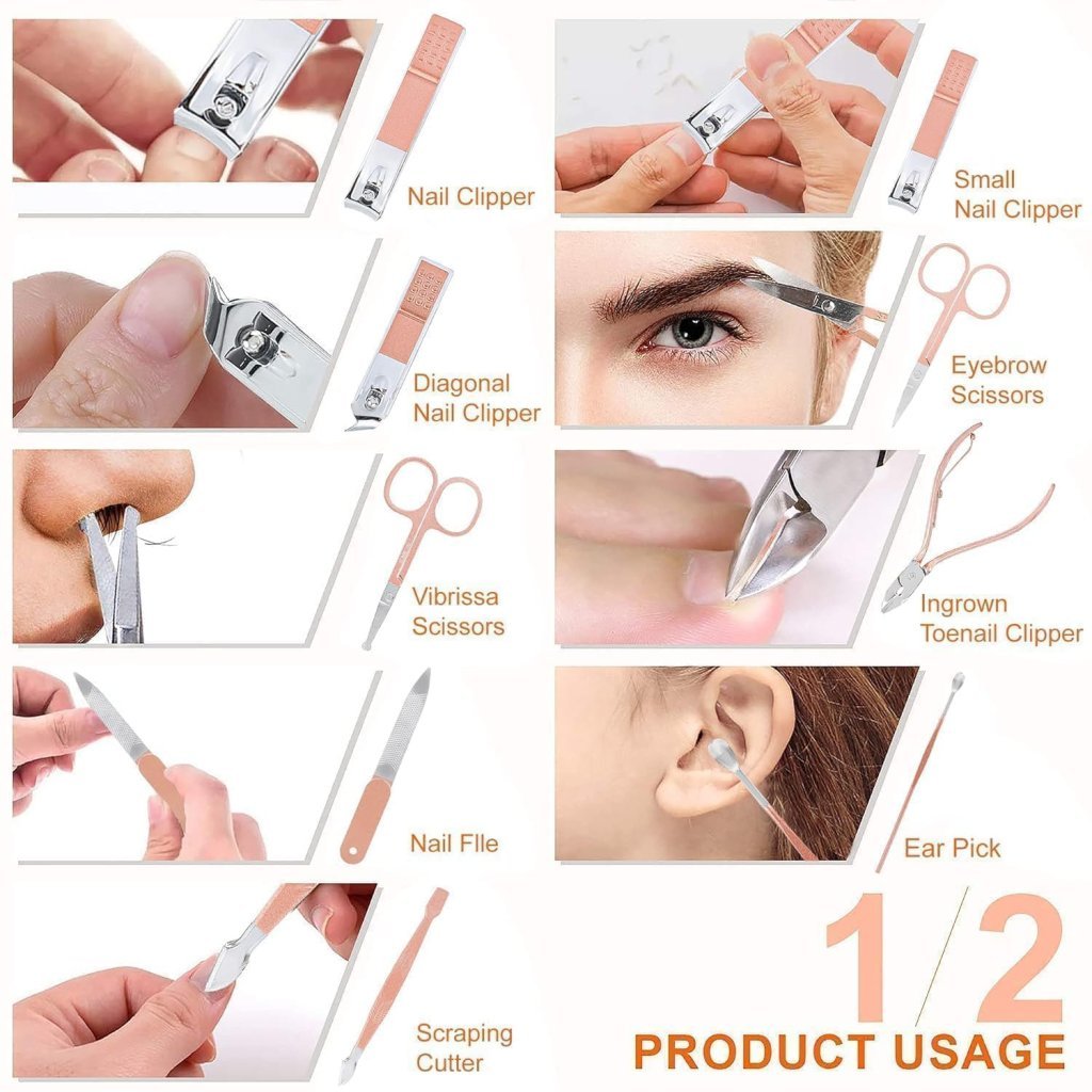 16 in 1 Manicure Set Nail Cutter