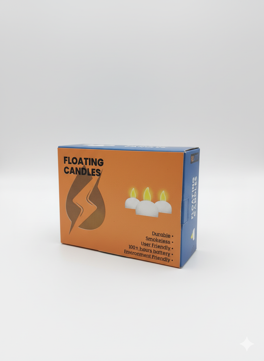 Led Floating Candles (Pack of 12)