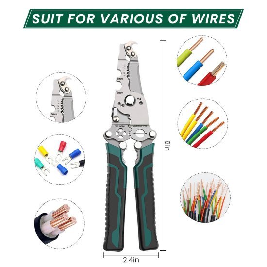 18 In 1 Folding Wire Stripper Tool
