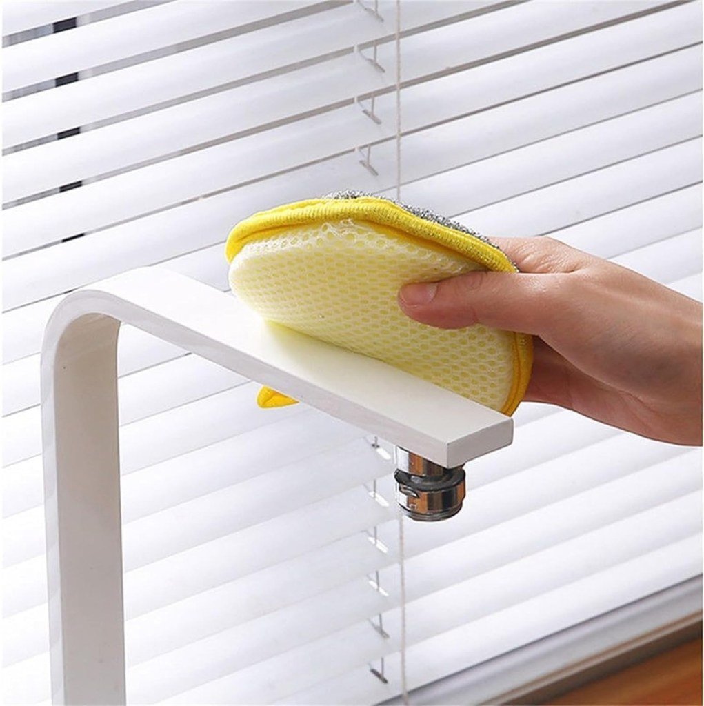 2 In 1 Sponge Dish Scrubber 1 pcs