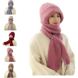 2 In 1 Winter Hat Scarf