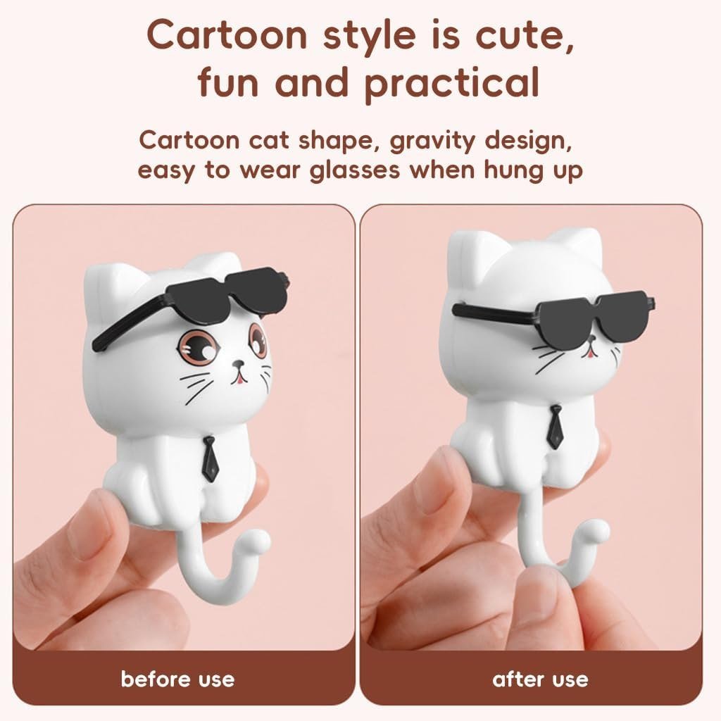 2 Pcs Cat Wall Hook