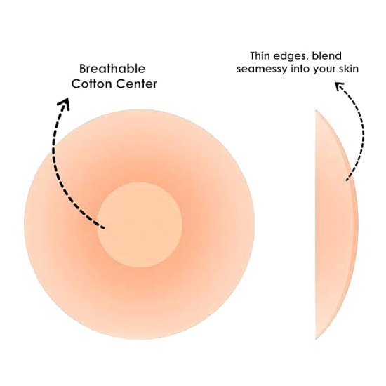 2 Pcs Silicone Nipple Cover
