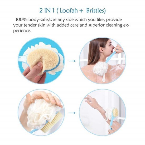 2 in 1 Body Brush