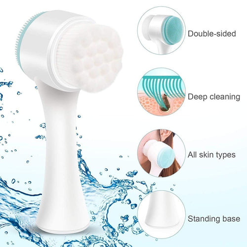 2 in 1 Face Scrubber Brush