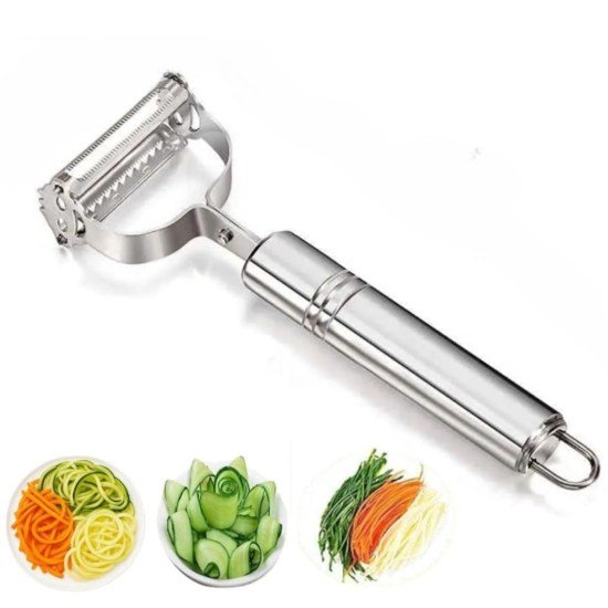 2 In 1 Stainless Steel Vegetable Fruit Peeler