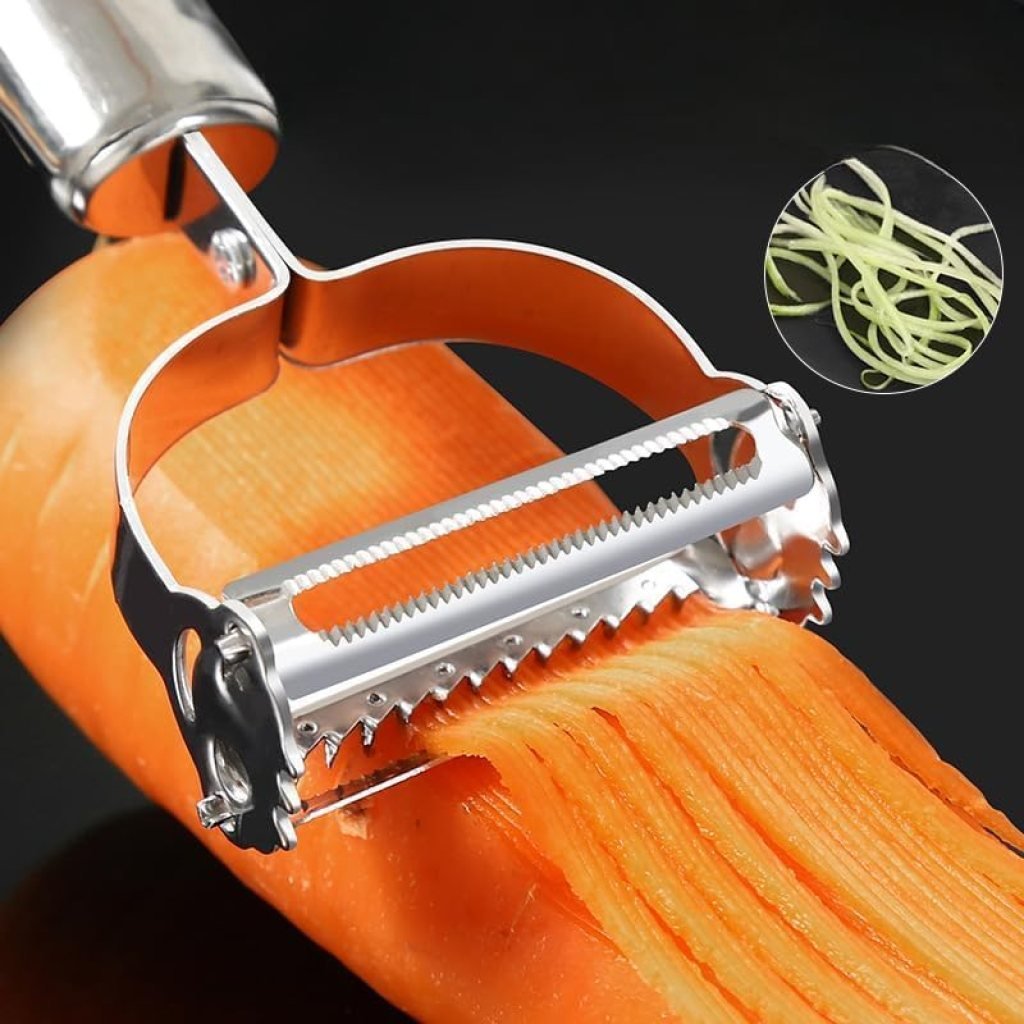 2 In 1 Stainless Steel Vegetable Fruit Peeler