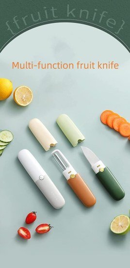 2 in 1 knife with peeler
