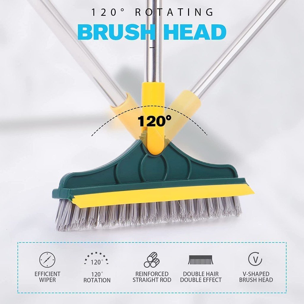 2 in 1 tile cleaning brush