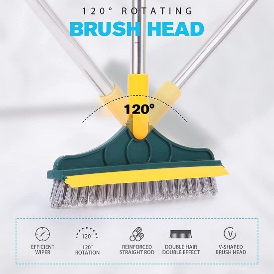 2 in 1 tile cleaning brush