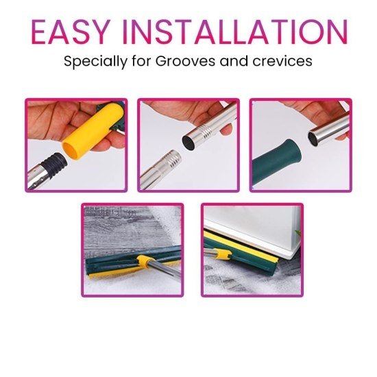 2 in 1 tile cleaning brush Wiper