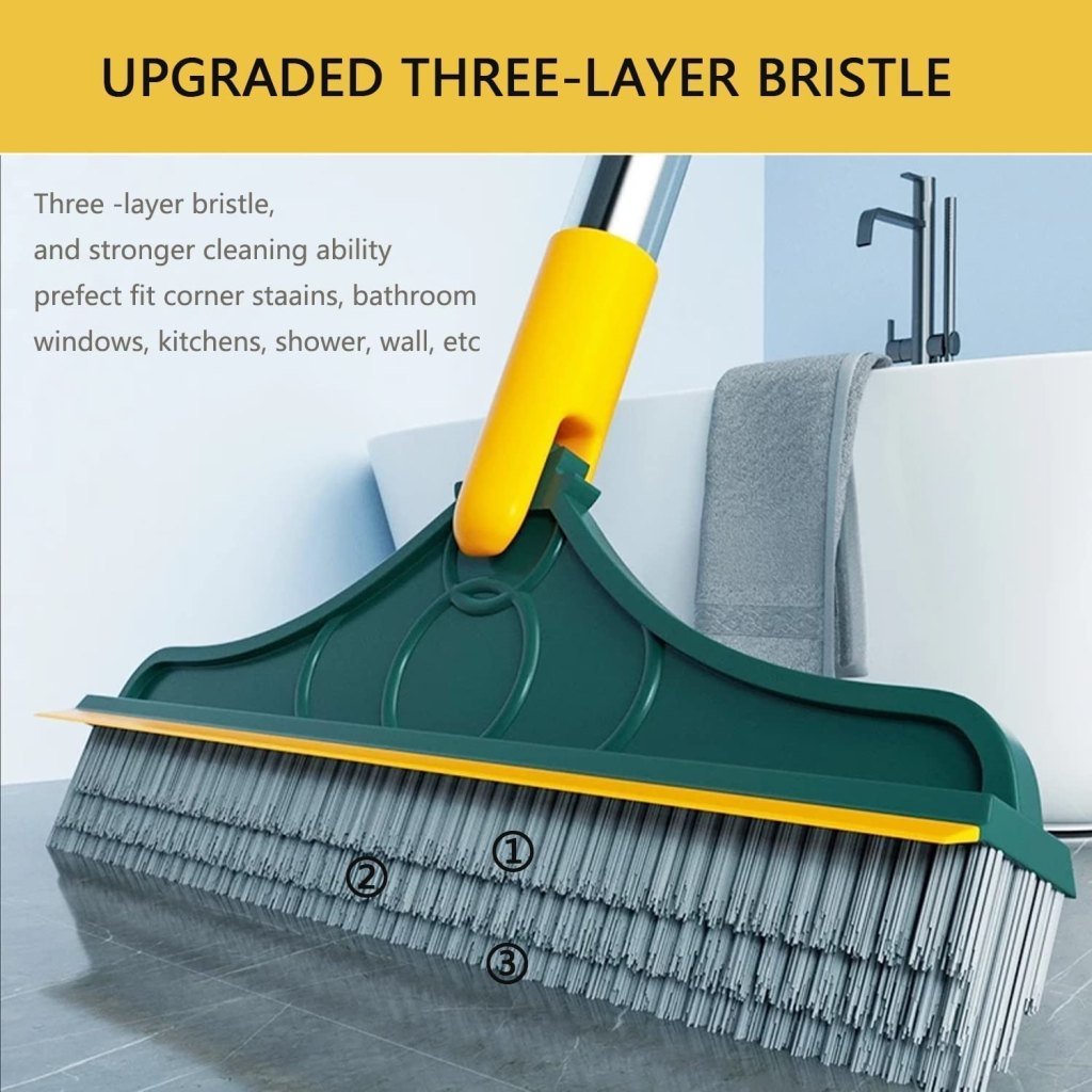 2 in 1 tile cleaning brush Wiper