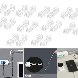 20 pcs Cable Clip Organizer