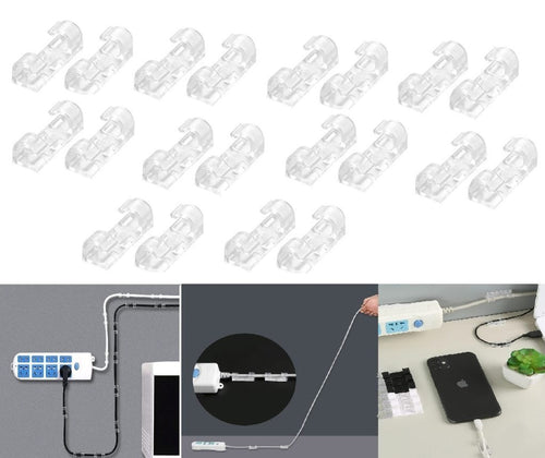 20 pcs Cable Clip Organizer