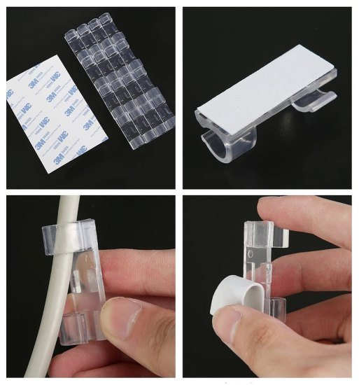 20 pcs Cable Clip Organizer