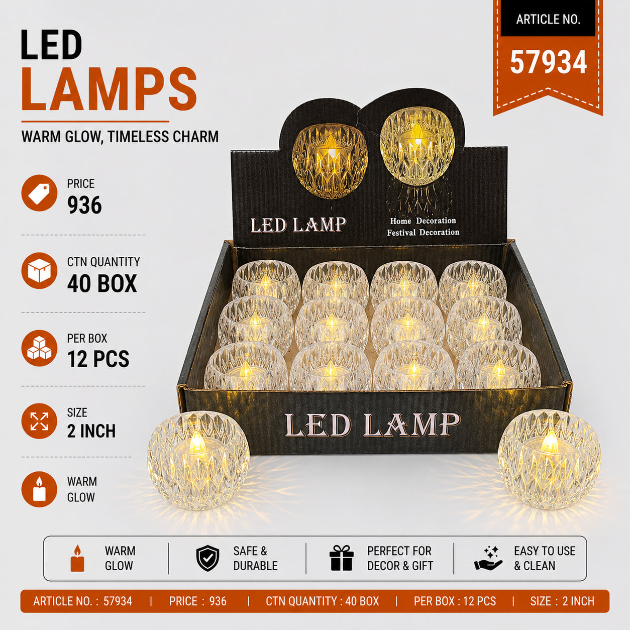 57934 (40)(12PC BOX)-CANDLE
