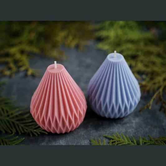 Unique Bazar: Pear Shape Artisanal Diwali Candle