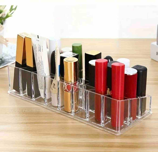 Grid Acrylic Lipstick Organizer - Unique Bazar