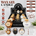 Handmade Wax Gel Scented Candle Pack of 24