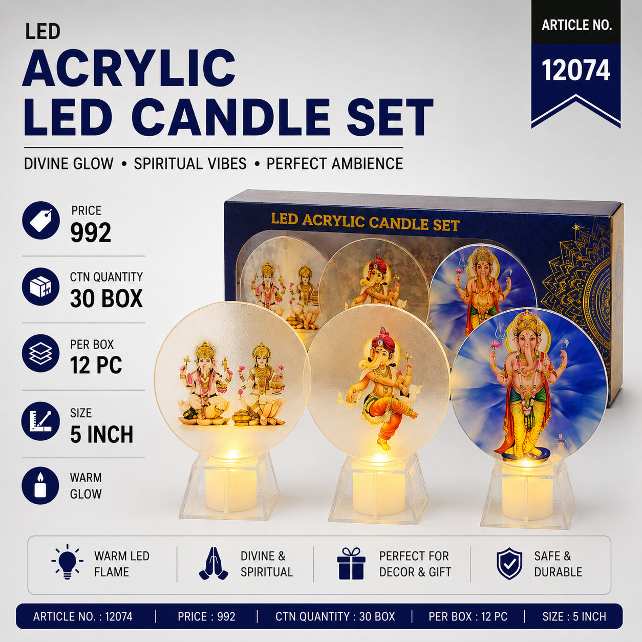 12074 (30) (12 PC BOX)-CANDLE