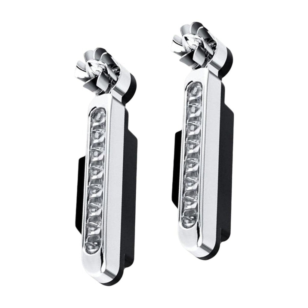 2pcs Car Wind Powered Light Decorative Daytime Running Led