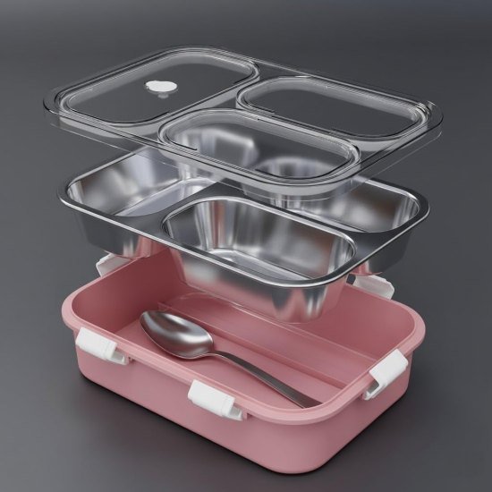 3 Compartment Lunch Box