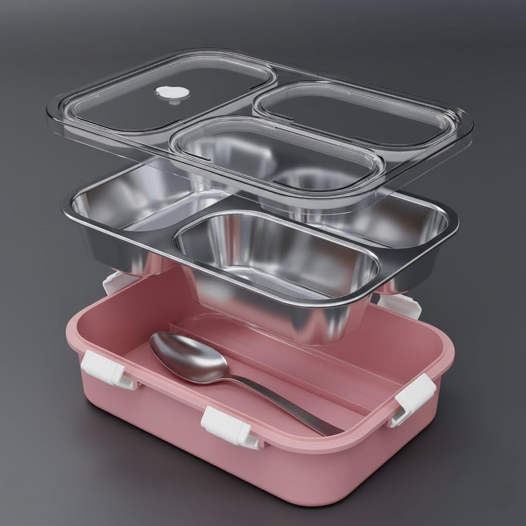 3 Compartment Lunch Box