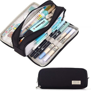 3 Compartment Pencil Pouch