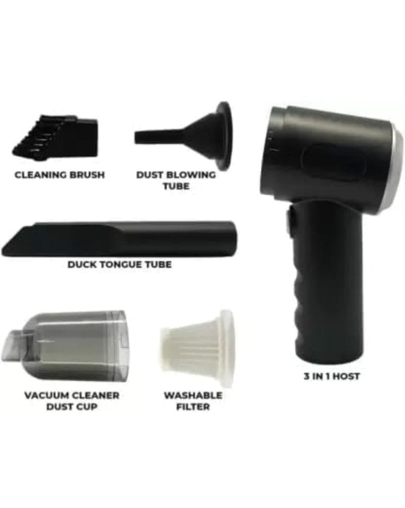3 In 1 Portable Mini Vacuum Cleaner