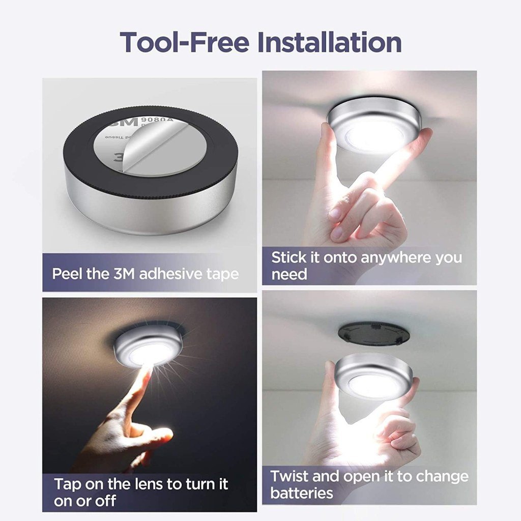 3 Led Cordless Stick Lamp