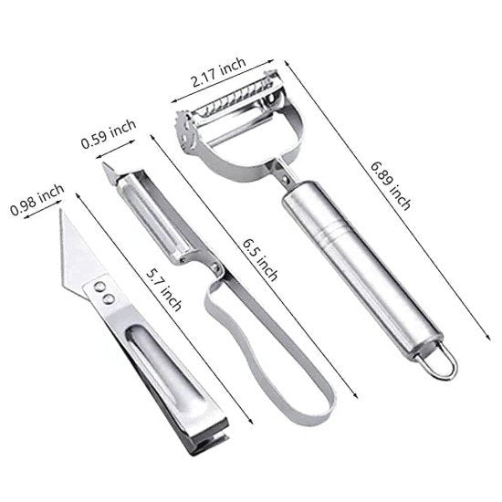 3 in 1 Vegetable Peeler Set