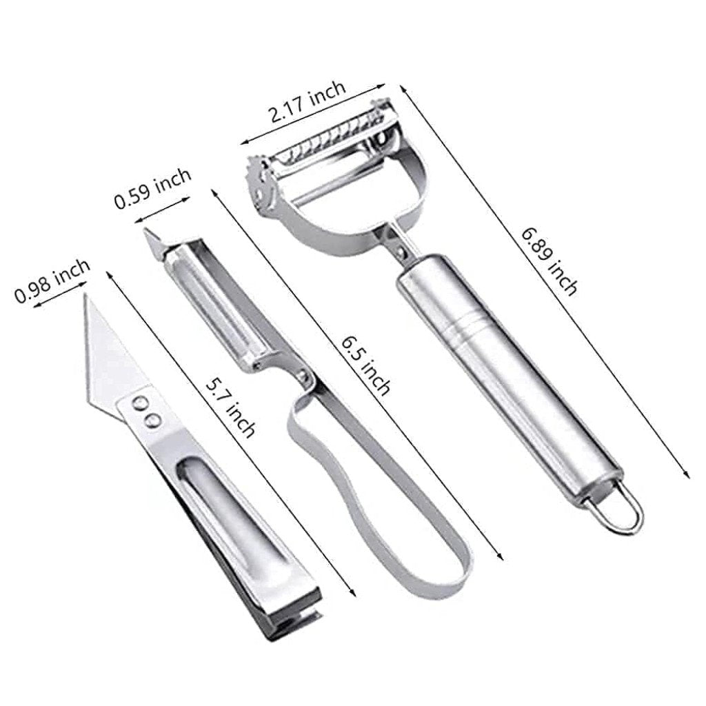 3 in 1 Vegetable Peeler Set