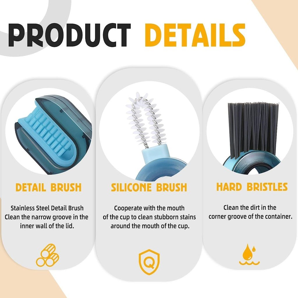 3 in 1 Bottle brush Gap Cleaner