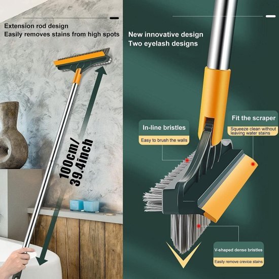 3 in 1 tiles cleaning brush Wiper