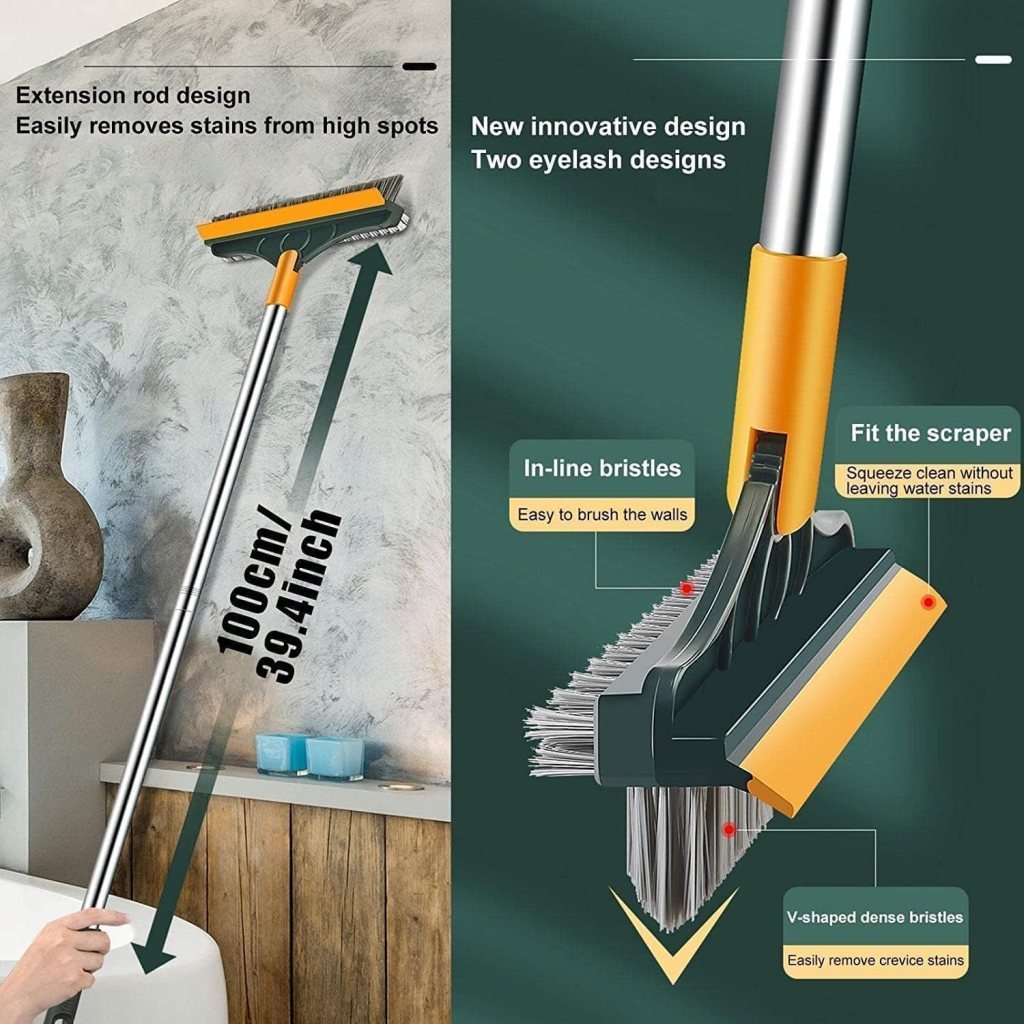 3 in 1 tiles cleaning brush Wiper