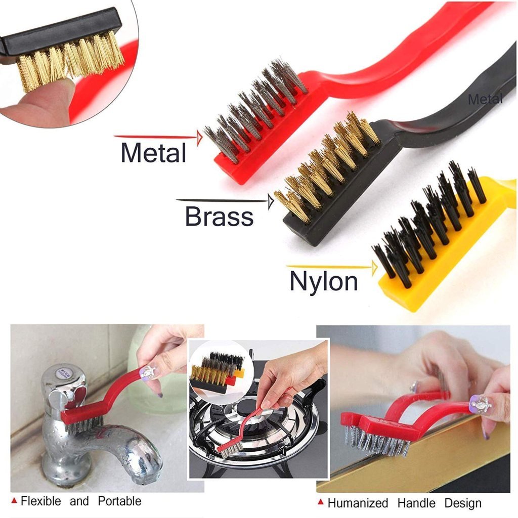 3 pcs Mini Wire Brush