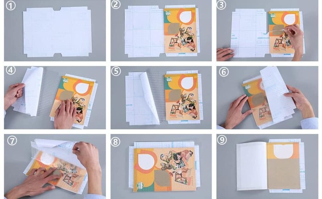 30pcs Waterproof Plastic Book Cover