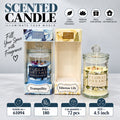 Floral Dreams Glass Jar Scented Candle Pack of 6