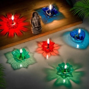 3D Reflection Diyas 12 Pcs