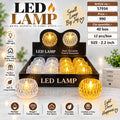 Crystal LED Lamp Candle Pack of 24