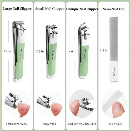 4 in 1 Nail Clipper Manicure Set