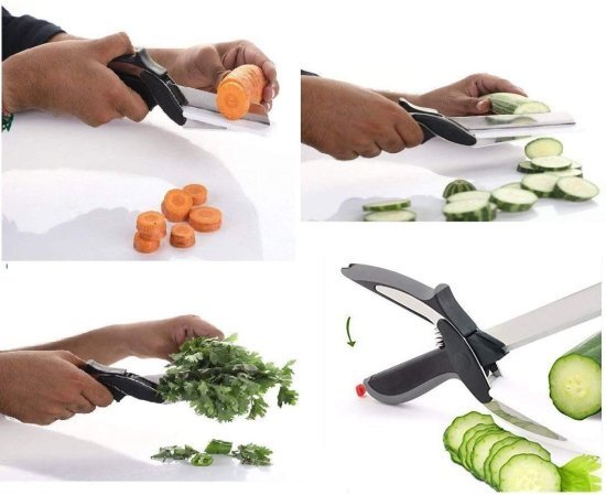 4 in 1 Stainless Vegetable Clever Cutter