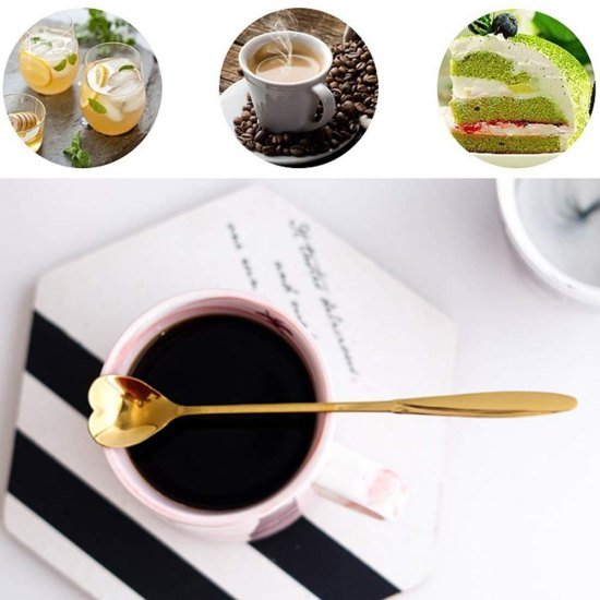 4 pcs Golden Spoon Set