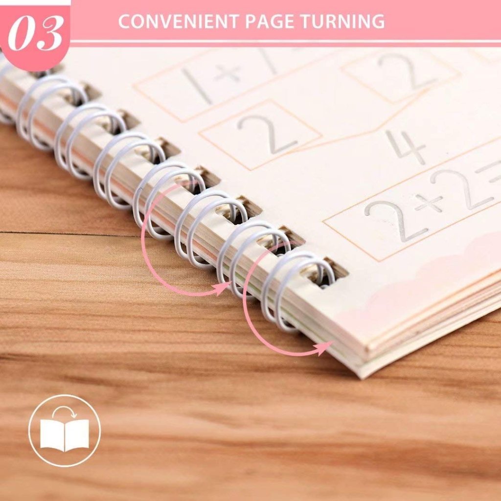 Magic Practice Book for kids 4 pcs 10 refill