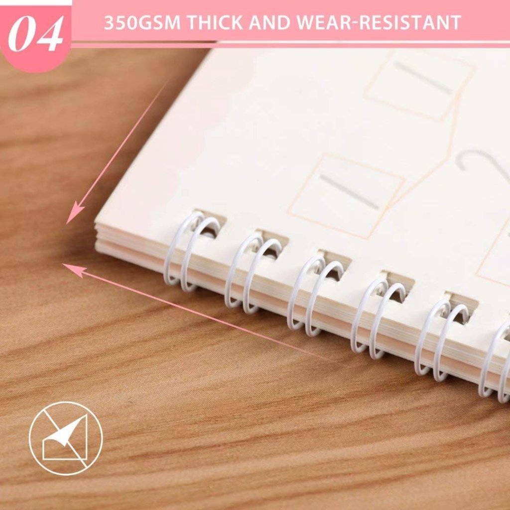 Magic Practice Book for kids 4 pcs 10 refill