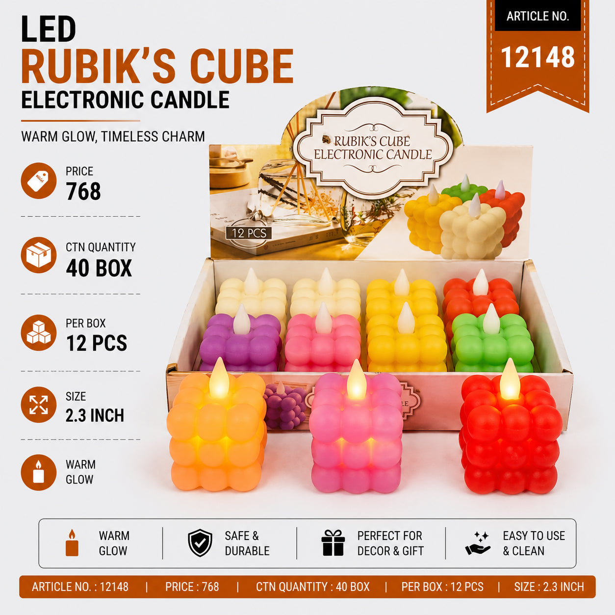 12148 (40) (12PC BOX)-CANDLE