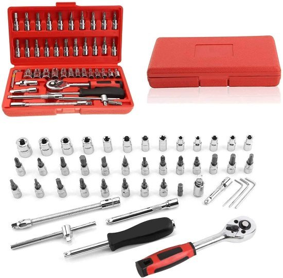 46 in 1 Tool Kit Socket Set