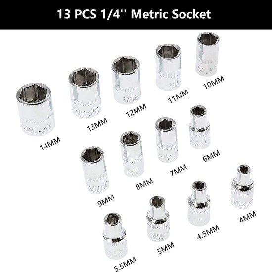 46 in 1 Tool Kit Socket Set